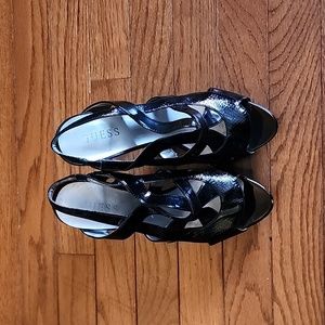 GUESS Patten Leather 5 inch heel.